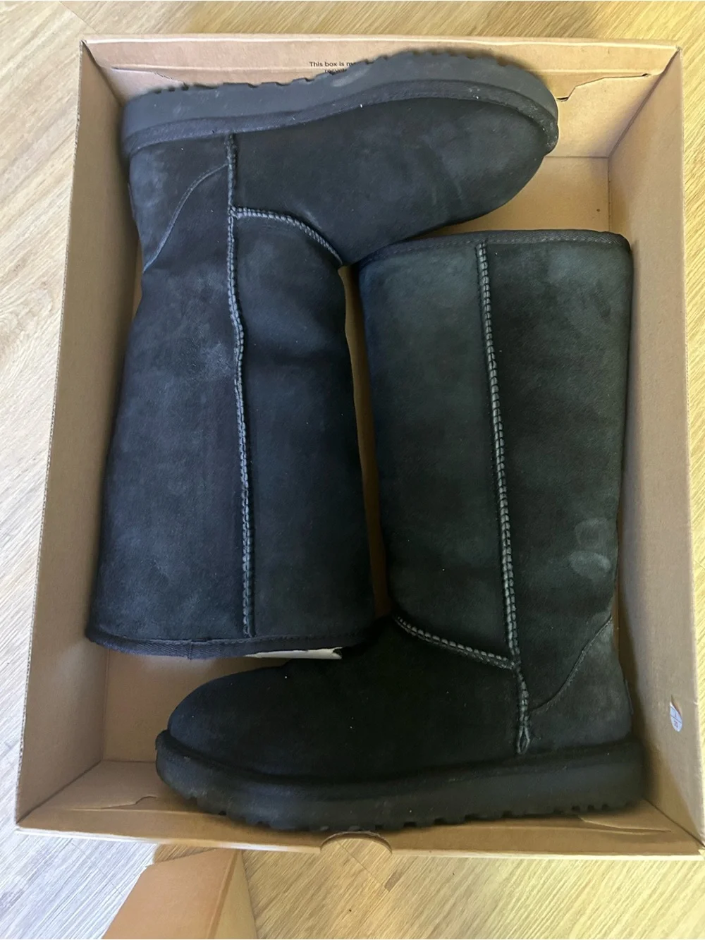 UGG Black Tall Suede Women’s Winter Boots